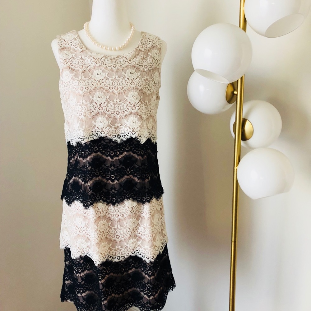 Jessica Simpson Layered Lace Dress 👗 NWOT